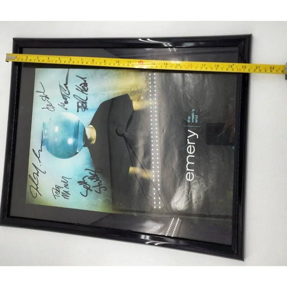 EMERY - The Weak's‎ End 2004 Poster SIGNED AUTOGRAPHED